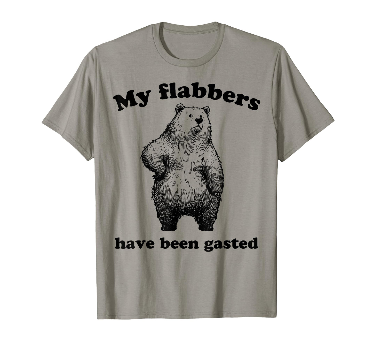 My Flabbers Have Been Gasted Bear Funny Meme T-Shirt