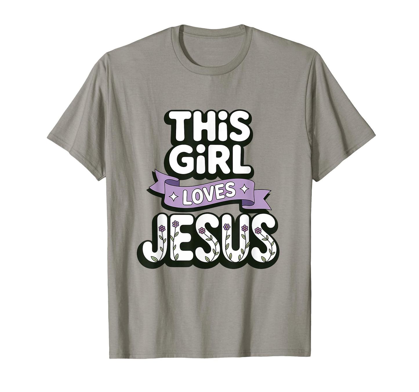 This Girl Loves Jesus Christian Girl Jesus T-Shirt