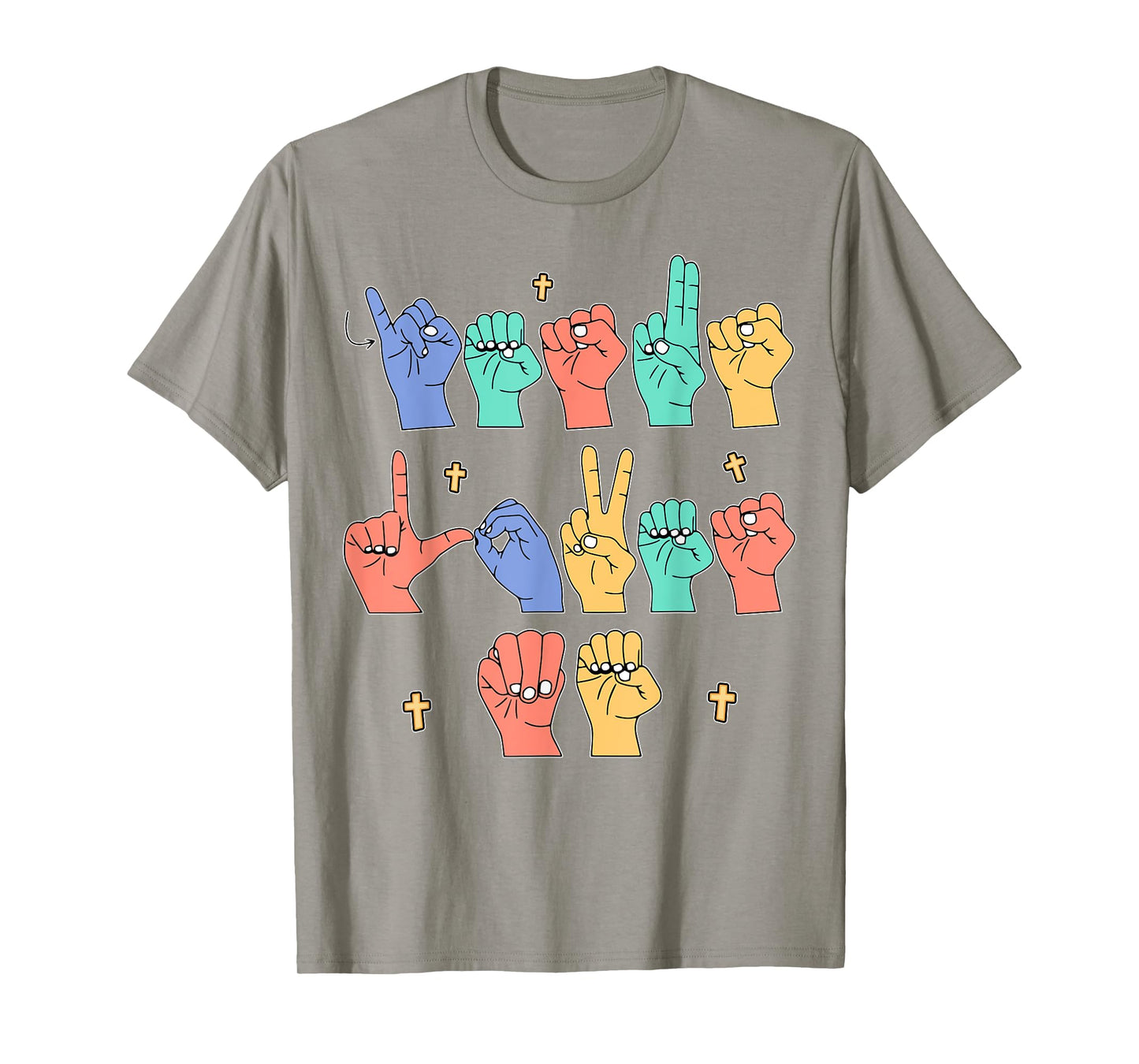 Jesus Loves Me ASL Christian Jesus Toddler You Sign Language T-Shirt