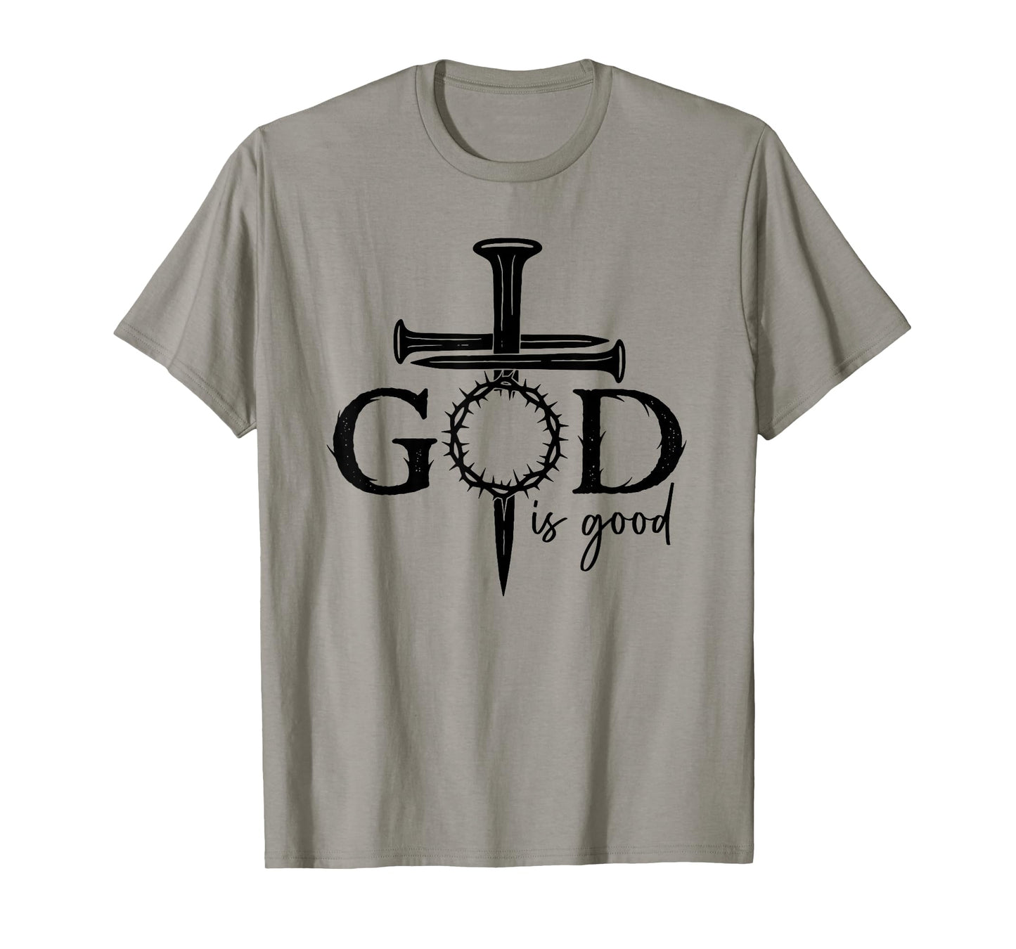 Jesus God is Good Christian Cross God Faith Bible Religious T-Shirt