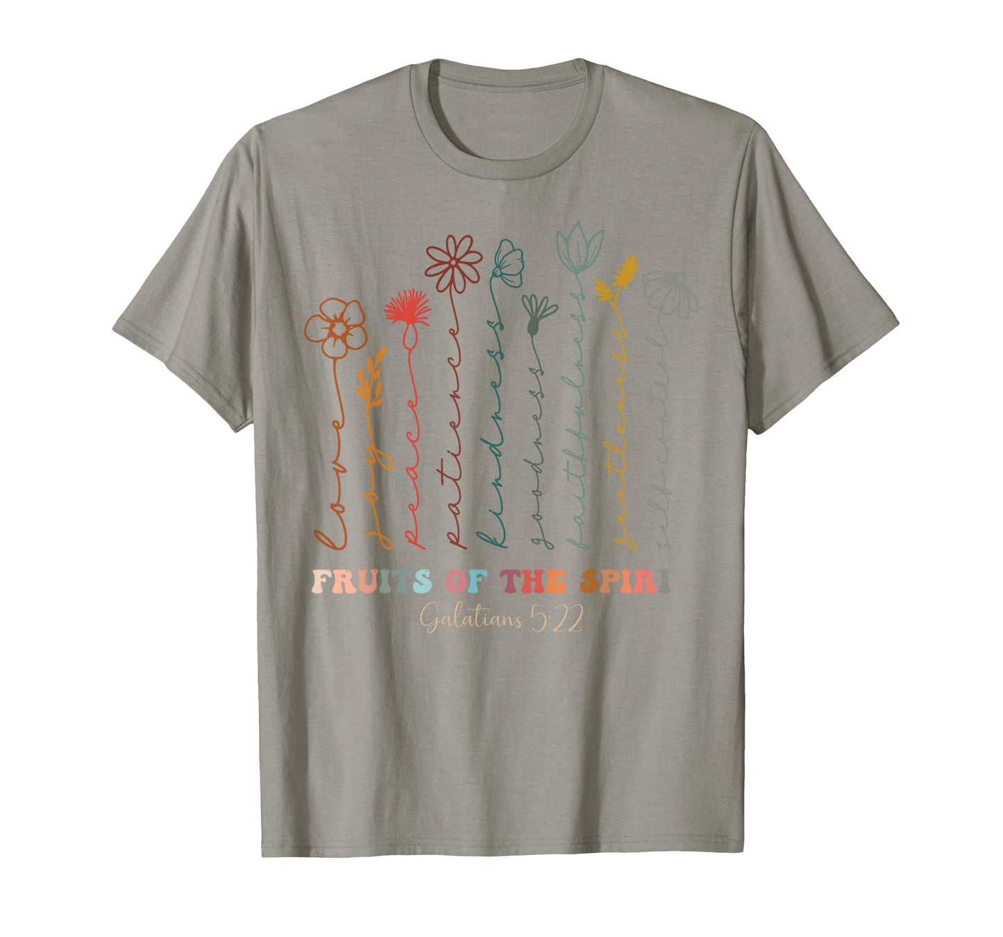Christian Bible Verse The Fruits Of The Spirit Galatians T-Shirt