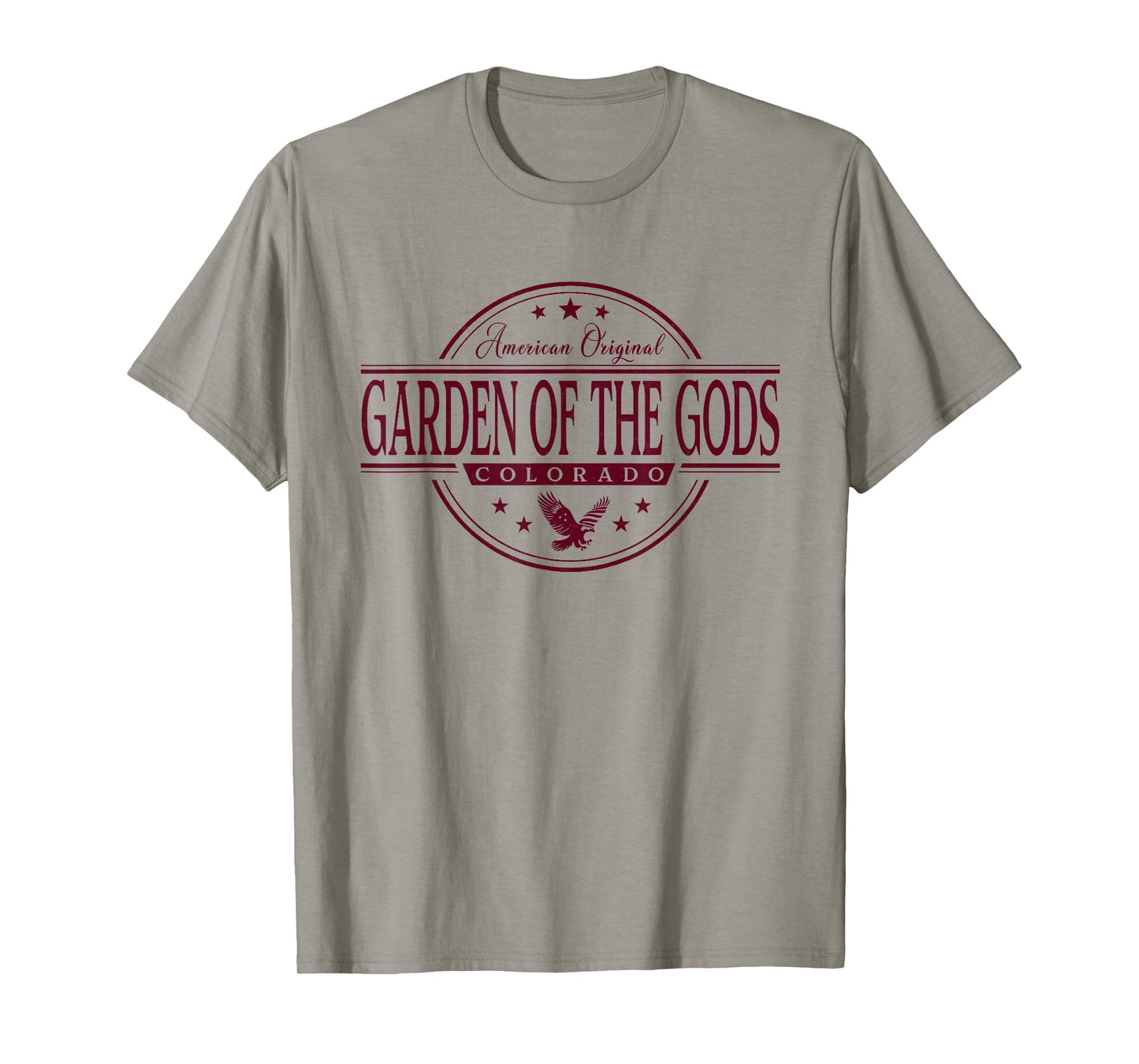 Garden of The Gods Colorado - Garden of The Gods CO Label T-Shirt