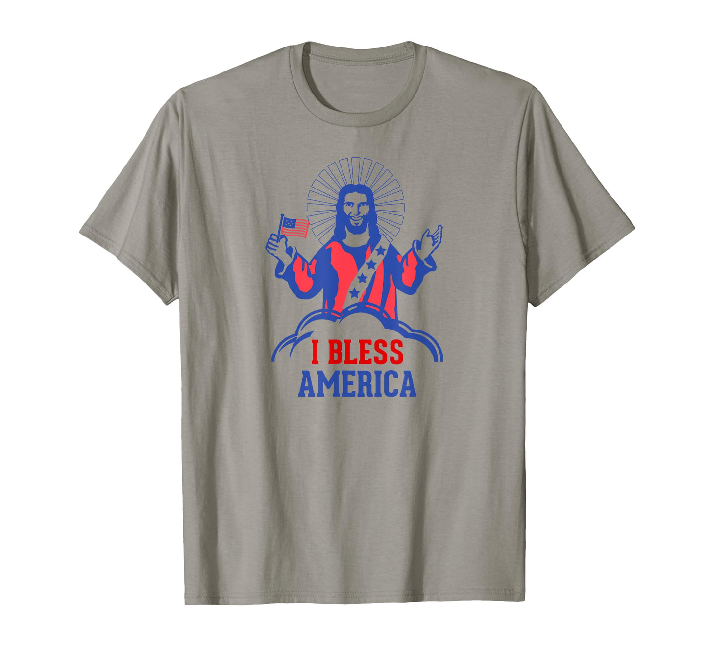 Jesus Loves the USA Tees: God Bless America T-Shirt