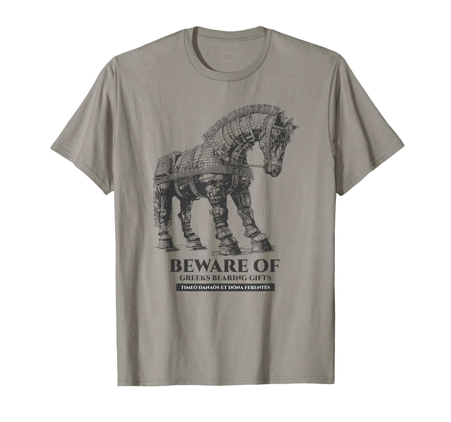 Chapter Keepers Unisex-Adults Greek Mythology T-Shirt - Grey, Small, Short Sleeve