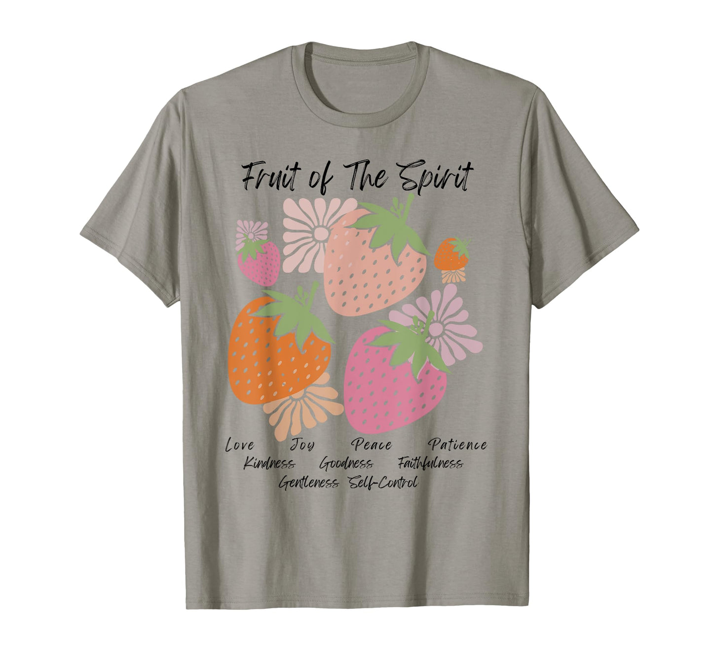Fruits Of The Spirit Christian Bible Verse Jesus Faith Women T-Shirt