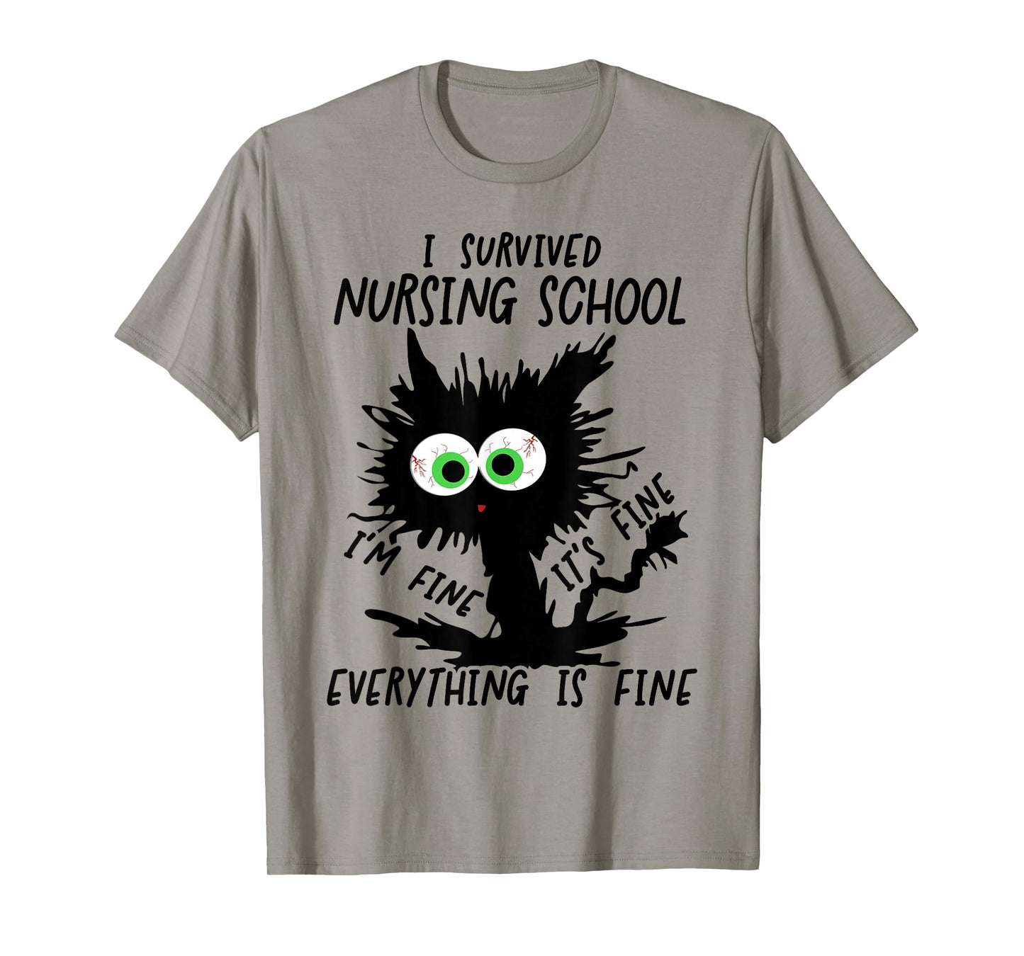 I Survived Nursing School Graduation 2025 2026 T-Shirt