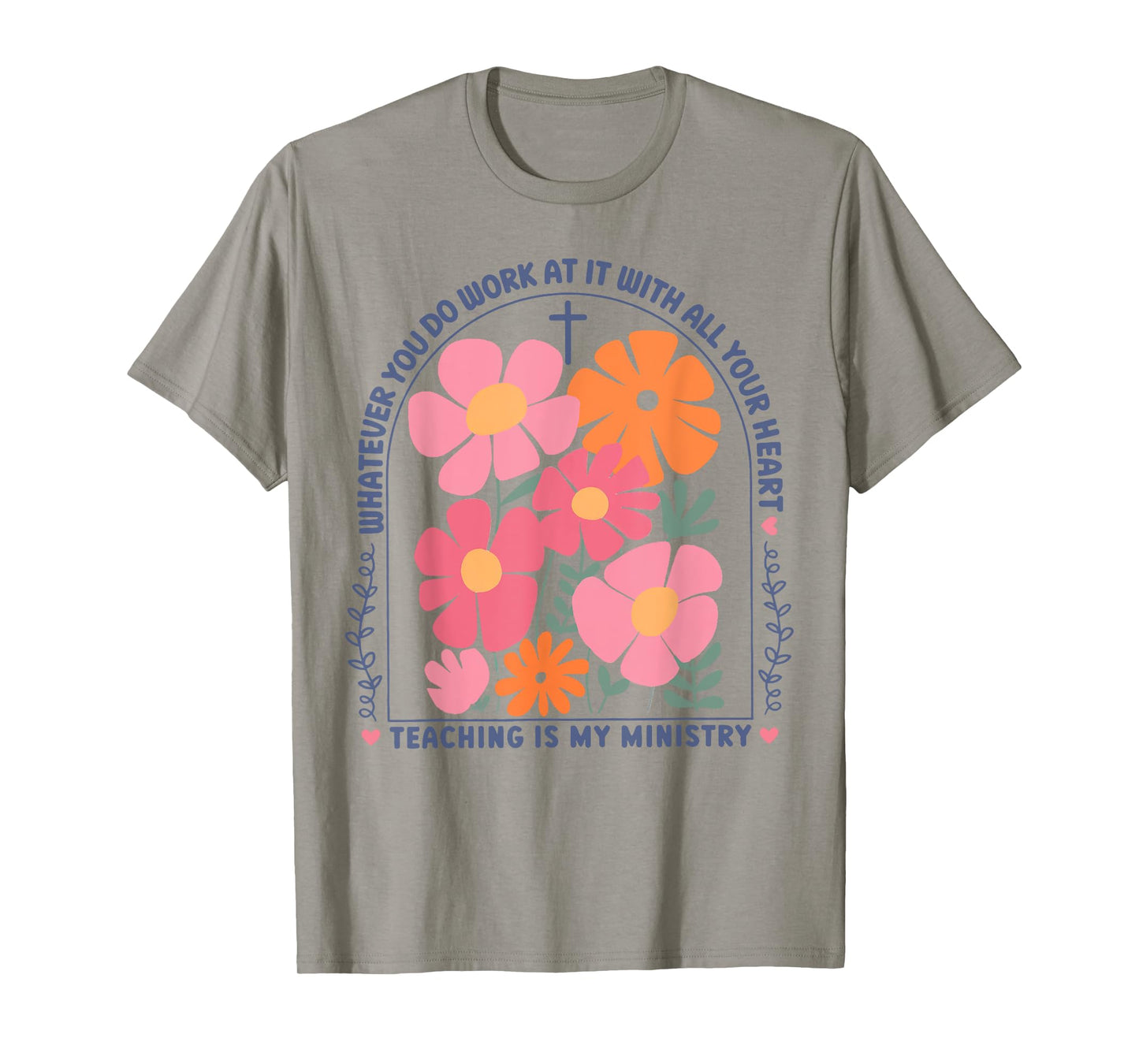 Teaching is My Ministry God Christian Teacher Back to School T-Shirt