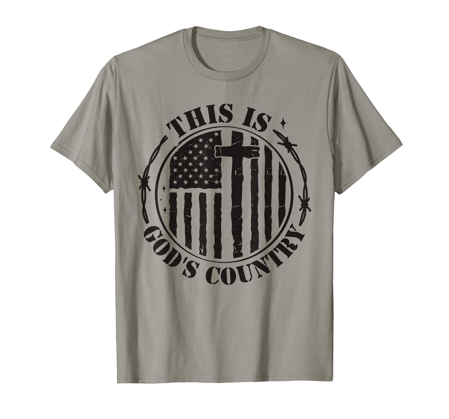 This Is God's USA Country Flag Patriotic Christian Faith USA T-Shirt