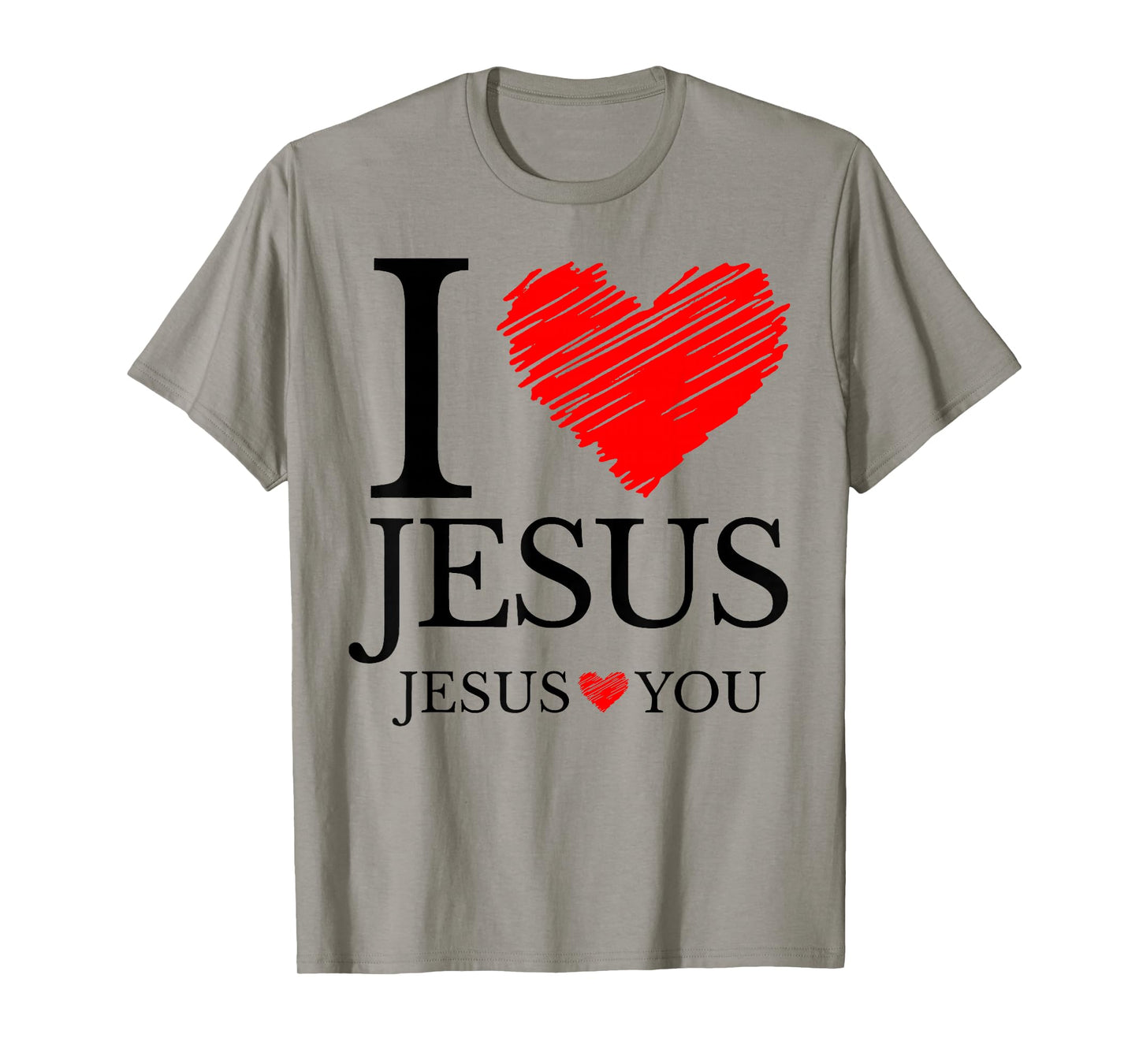 Jesus I Love Jesus - Jesus Love You Christian Cross God Pray T-Shirt