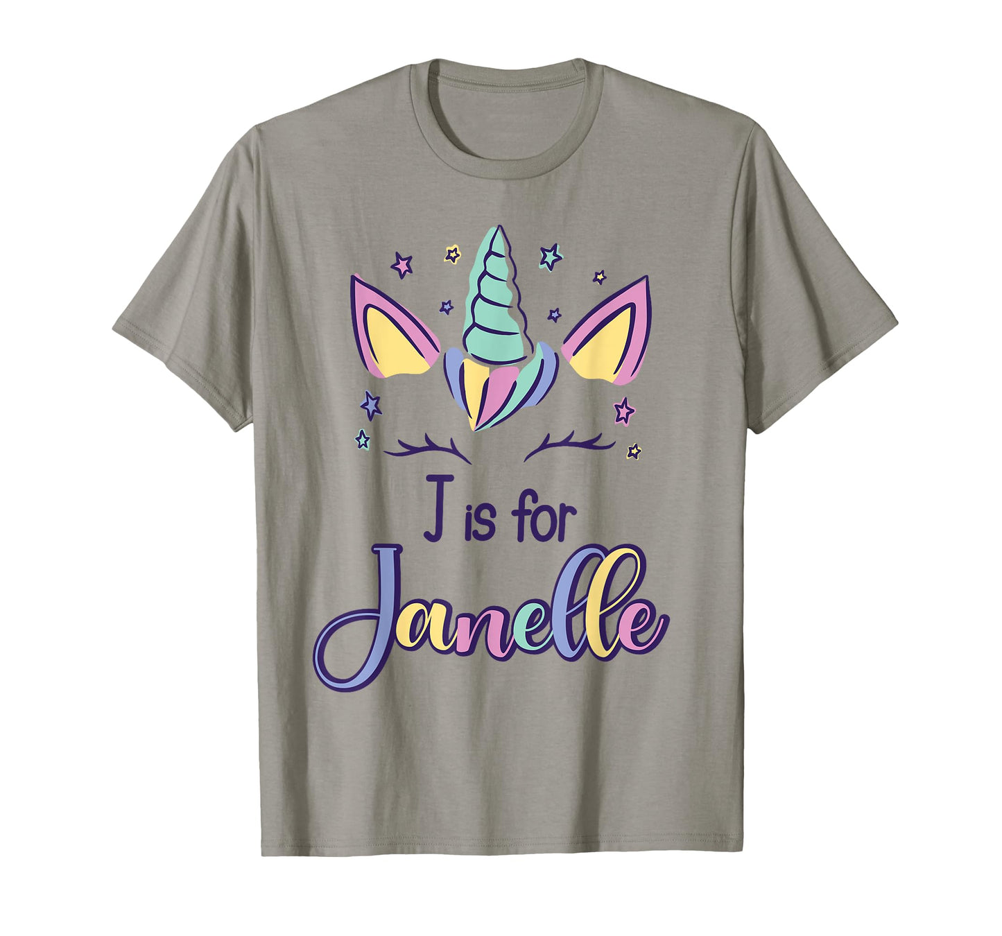 First Name Janelle Personalized J Is For Janelle T-Shirt