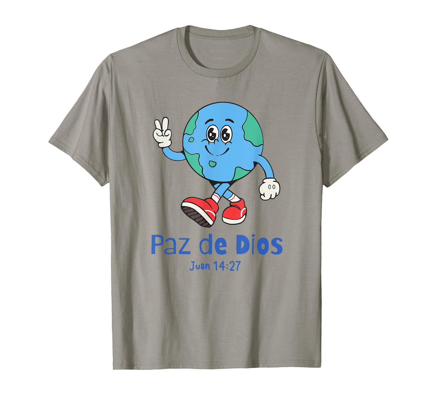 Paz de Dios, GOD's PEACE, Juan 14:27, WORLD T-Shirt