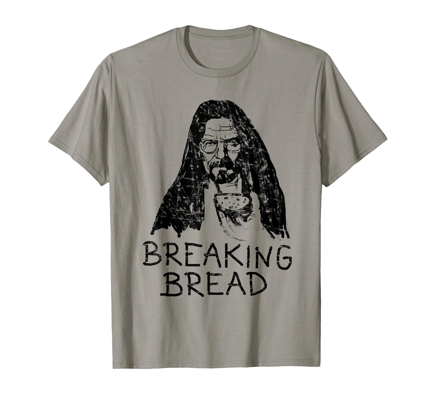 Jesus Funny Breaking Bread Christ Cross Faith Christ T-Shirt