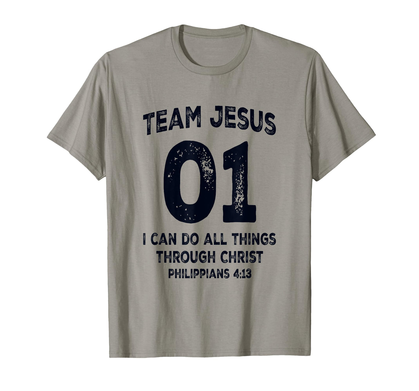 Team Jesus 01 I Can Do All Things Bible Verse T-Shirt