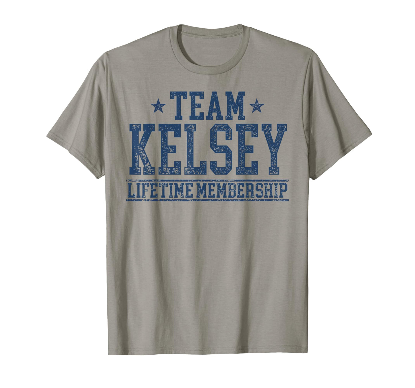 Team Kelsey Lifetime Member Personalized Surname Last Name T-Shirt