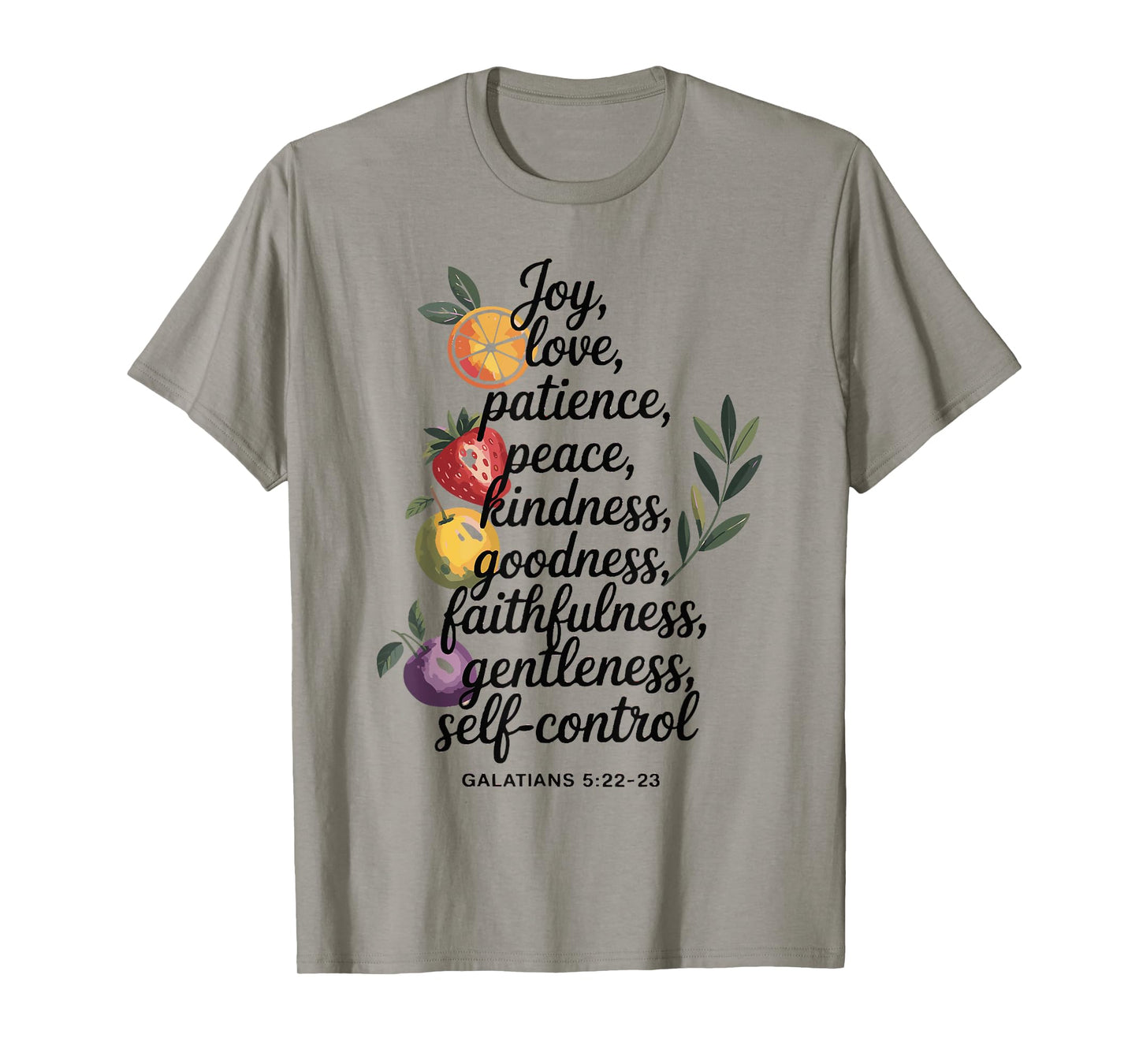 Awesome Galatians Fruit Of The Spirit Religious Verses T-Shirt