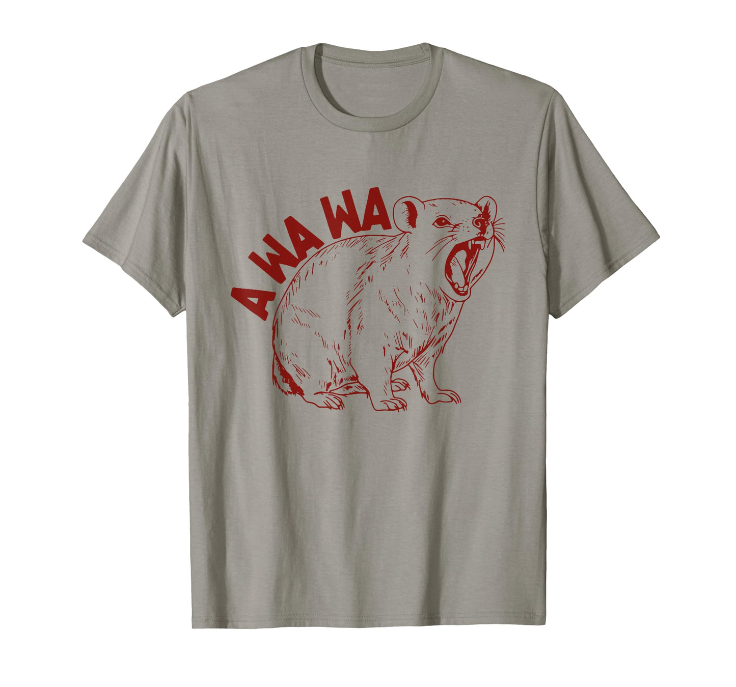 Rock Hyrax Lover Awawa Funny Groundhog Dassi T-Shirt
