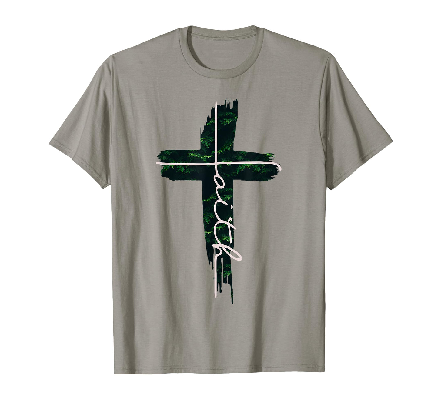 Faith Cross Tree Christian Men and Women Kids T-Shirt