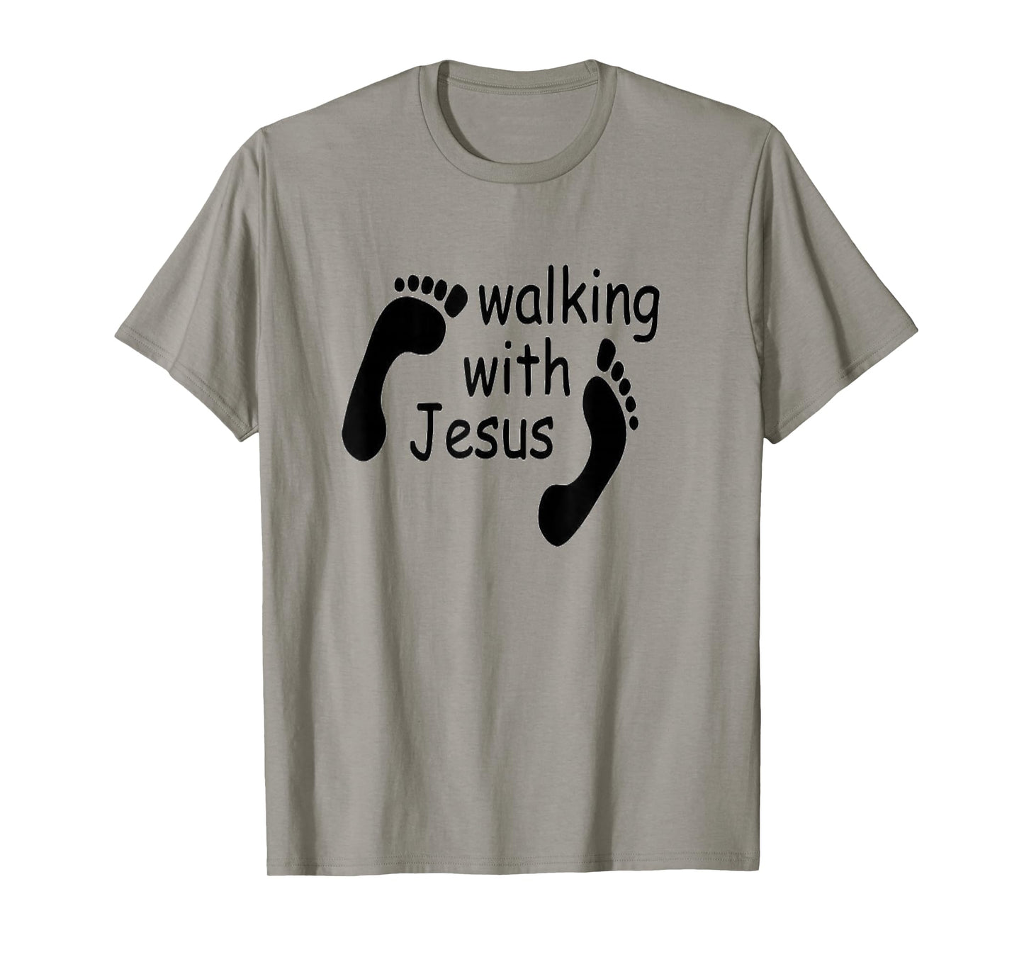 tshirt walking with jesus, superhero god love T-Shirt