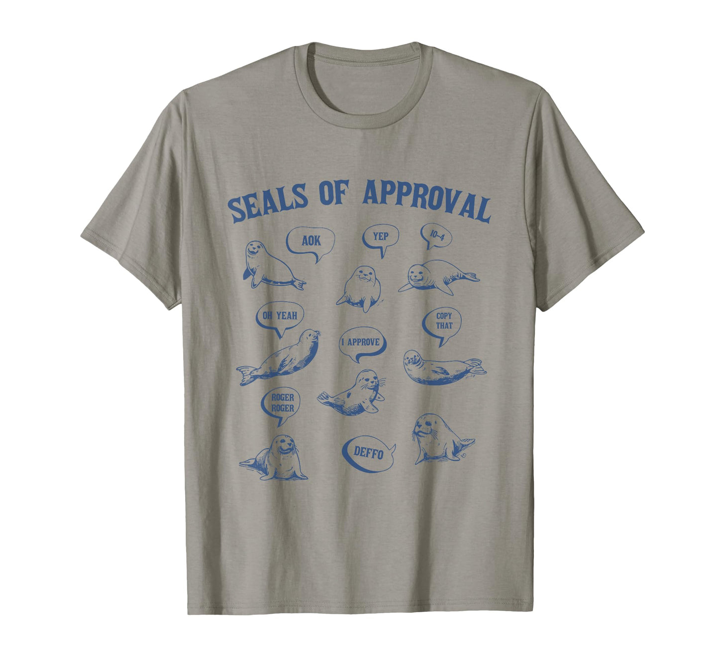 Seals Of Approval Shirt Sarcastic Pun Funny Joke T-Shirt