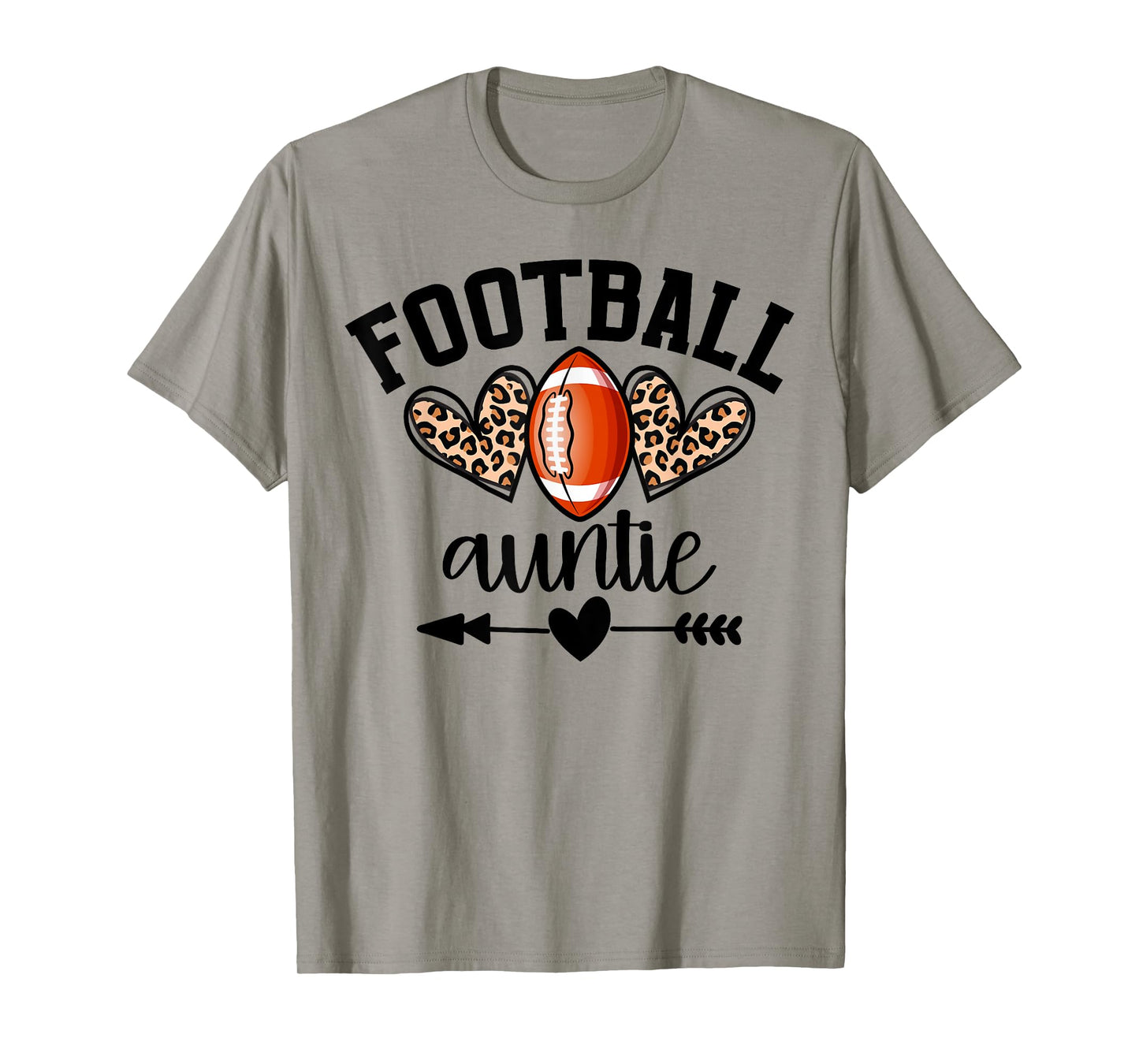 Football Auntie Womens Football Aunt Game Day Senior Night T-Shirt
