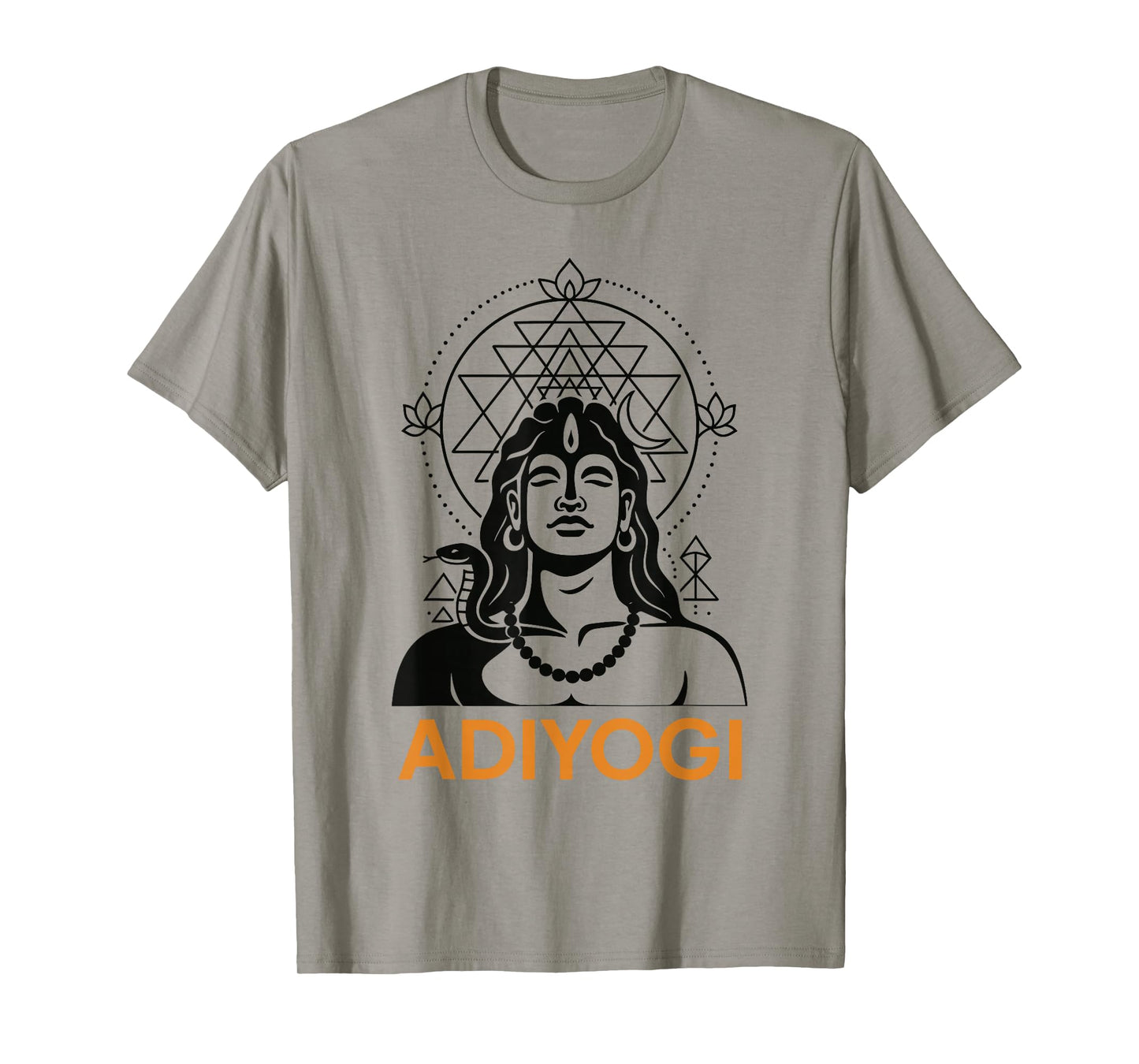 Adiyogi Shiva Sri Yantra Sacred Geometry God of Yoga T-Shirt