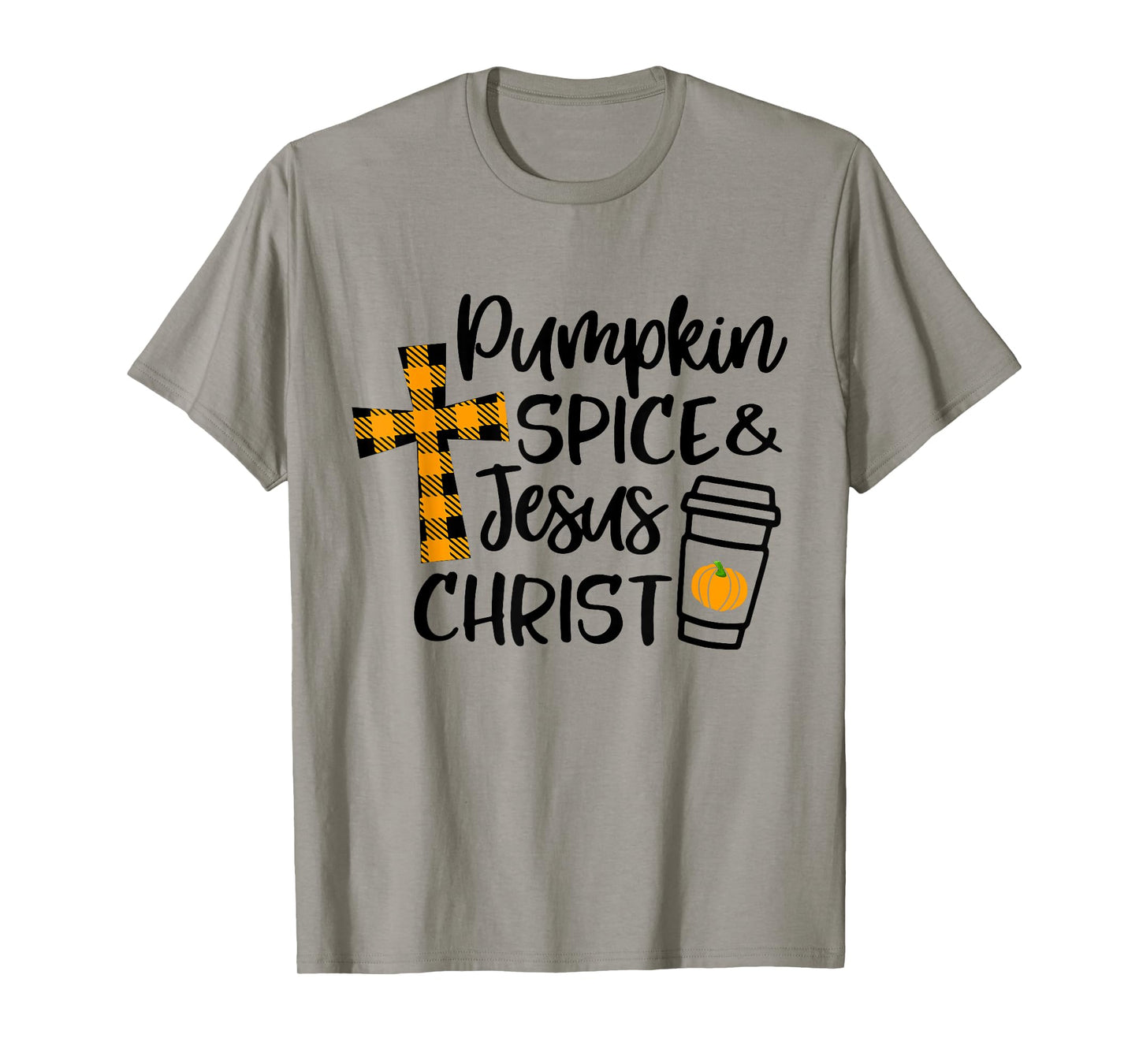 Hello Fall Pumpkin Spice & Jesus Christ Fall Christian Gift T-Shirt