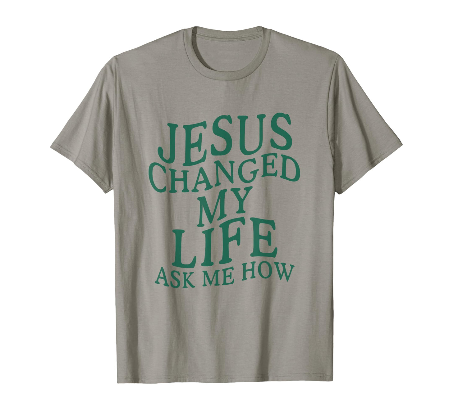 Vintage Retro Jesus Changed My Life Ask Me How Christian T-Shirt