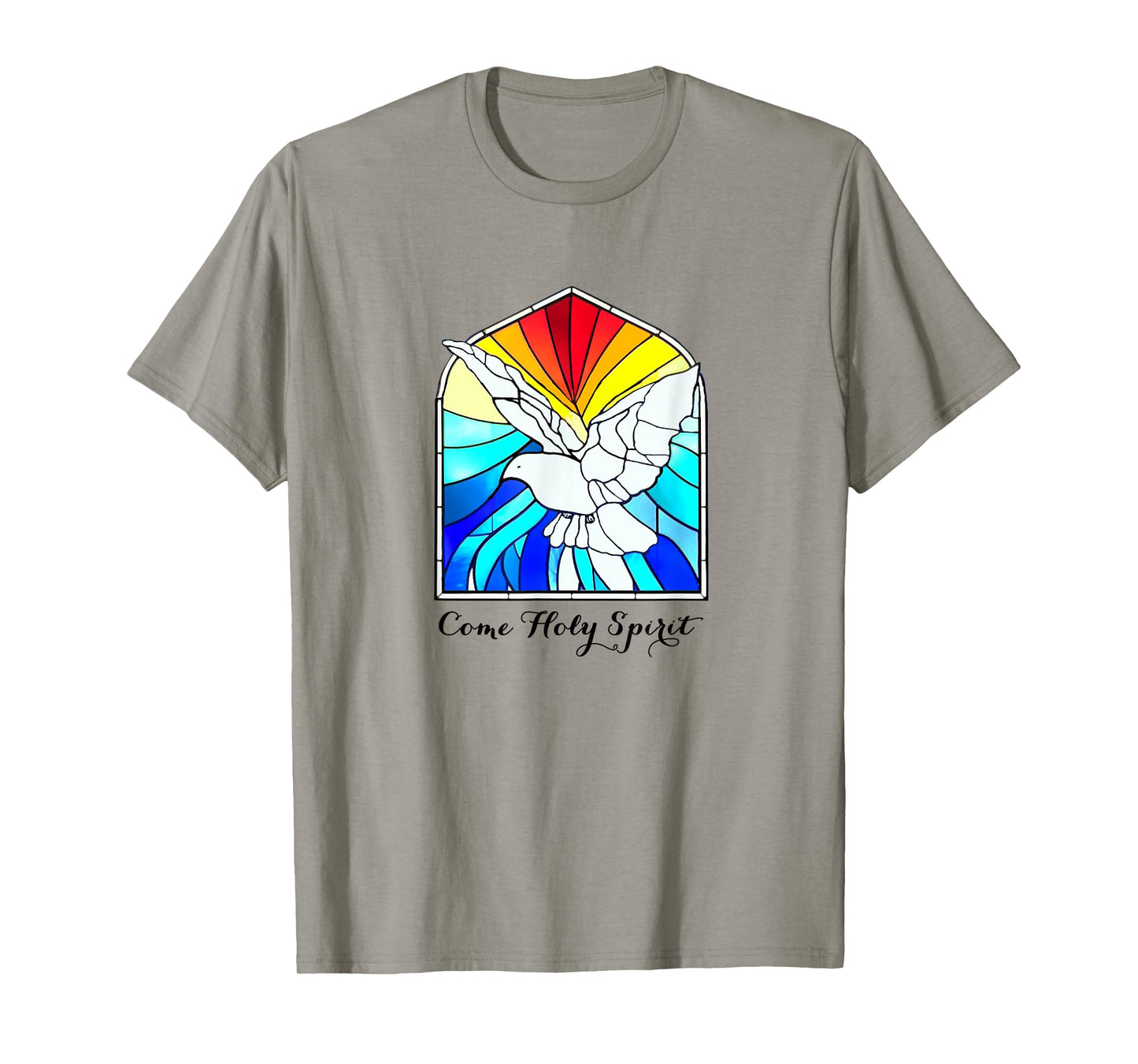 COME HOLY SPIRIT - Dove art design and Christian LOVE prayer T-Shirt