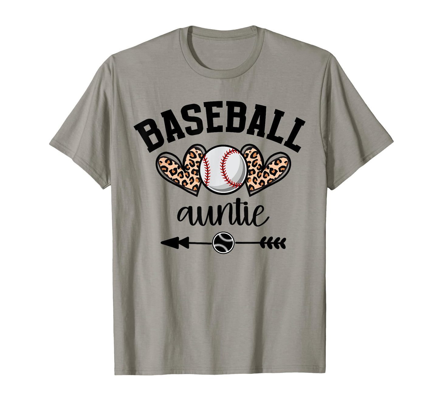 Baseball Auntie Womens Baseball Auntie Game Day Senior Night T-Shirt