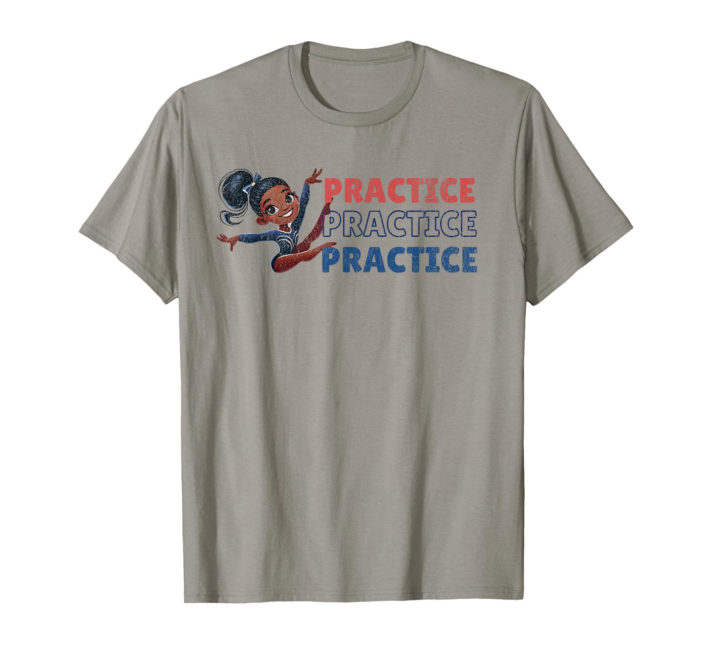 Simone T Practice Practice Retro Tee Boys and Girls T-Shirt