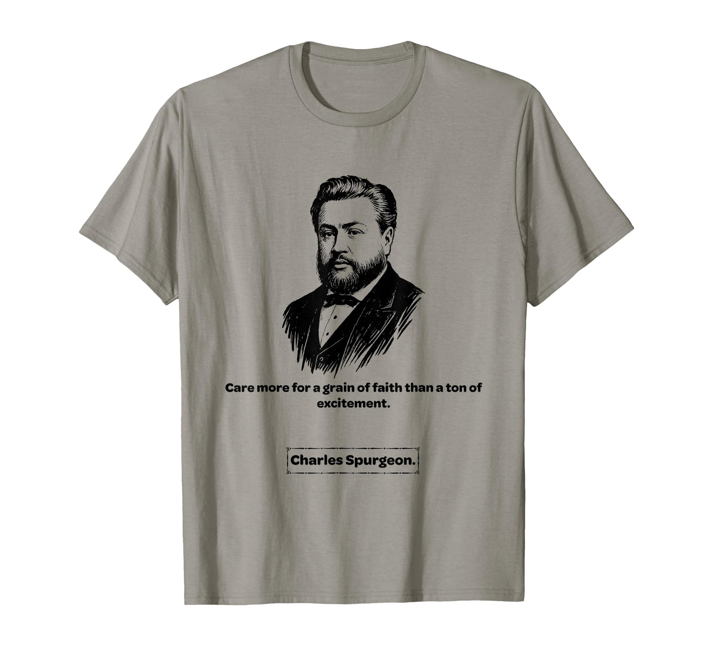 Charles Spurgeon Grain of Faith Men Women Kids Gift T-Shirt