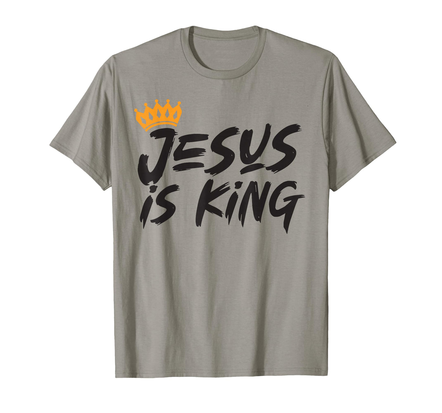 Jesus is King Christian Cross God Faith Bible Religious Pray T-Shirt