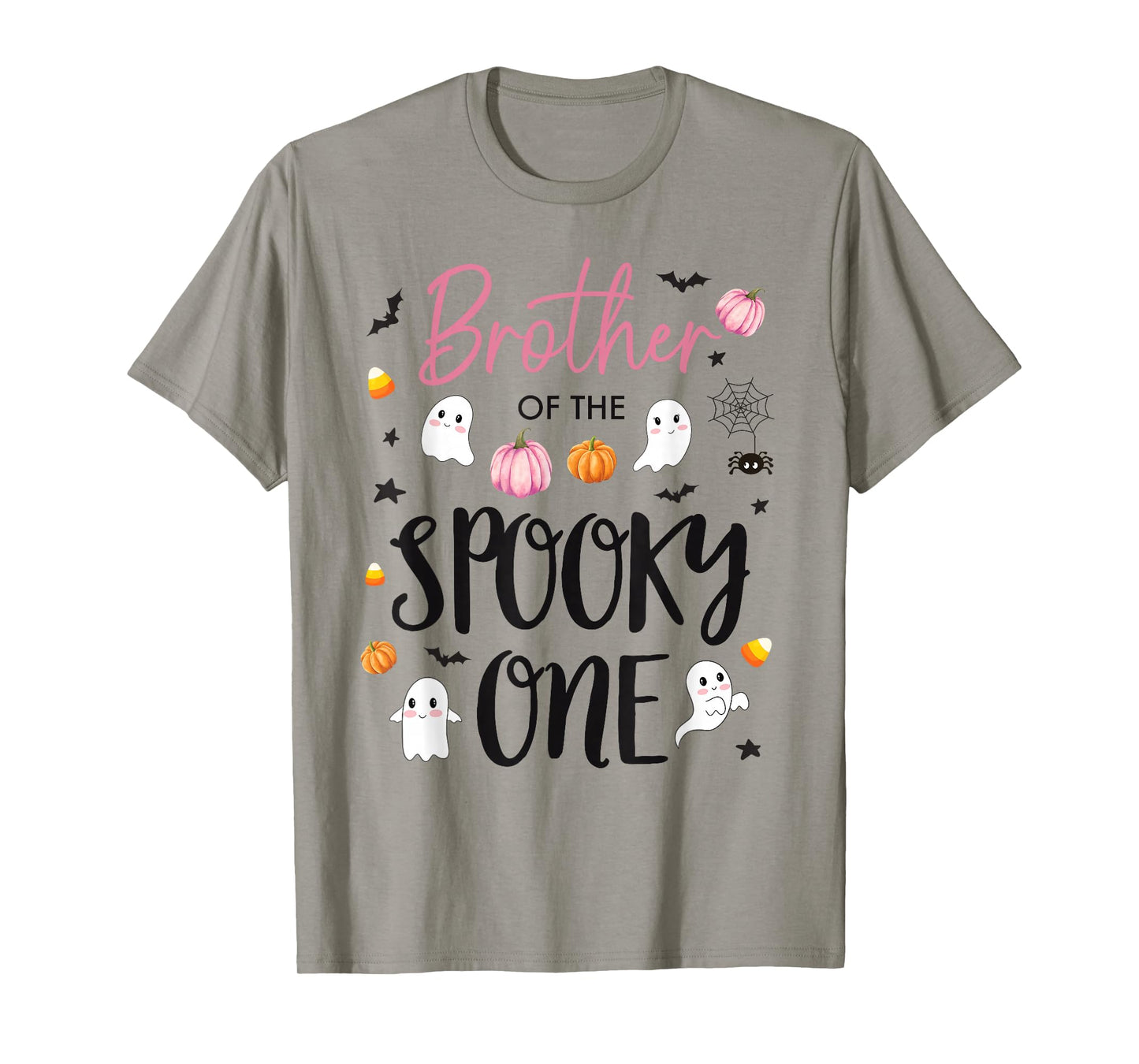 Brother of Spooky One Girl 1st Birthday Pink Halloween Cute T-Shirt