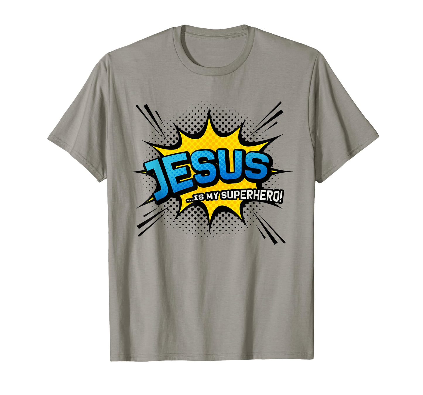 Jesus is My Superhero - Funny Cool Comic Book T-Shirt