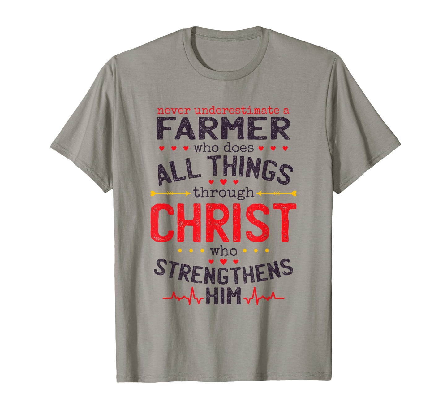 Christian Farmer And Christianity Farming T-Shirt