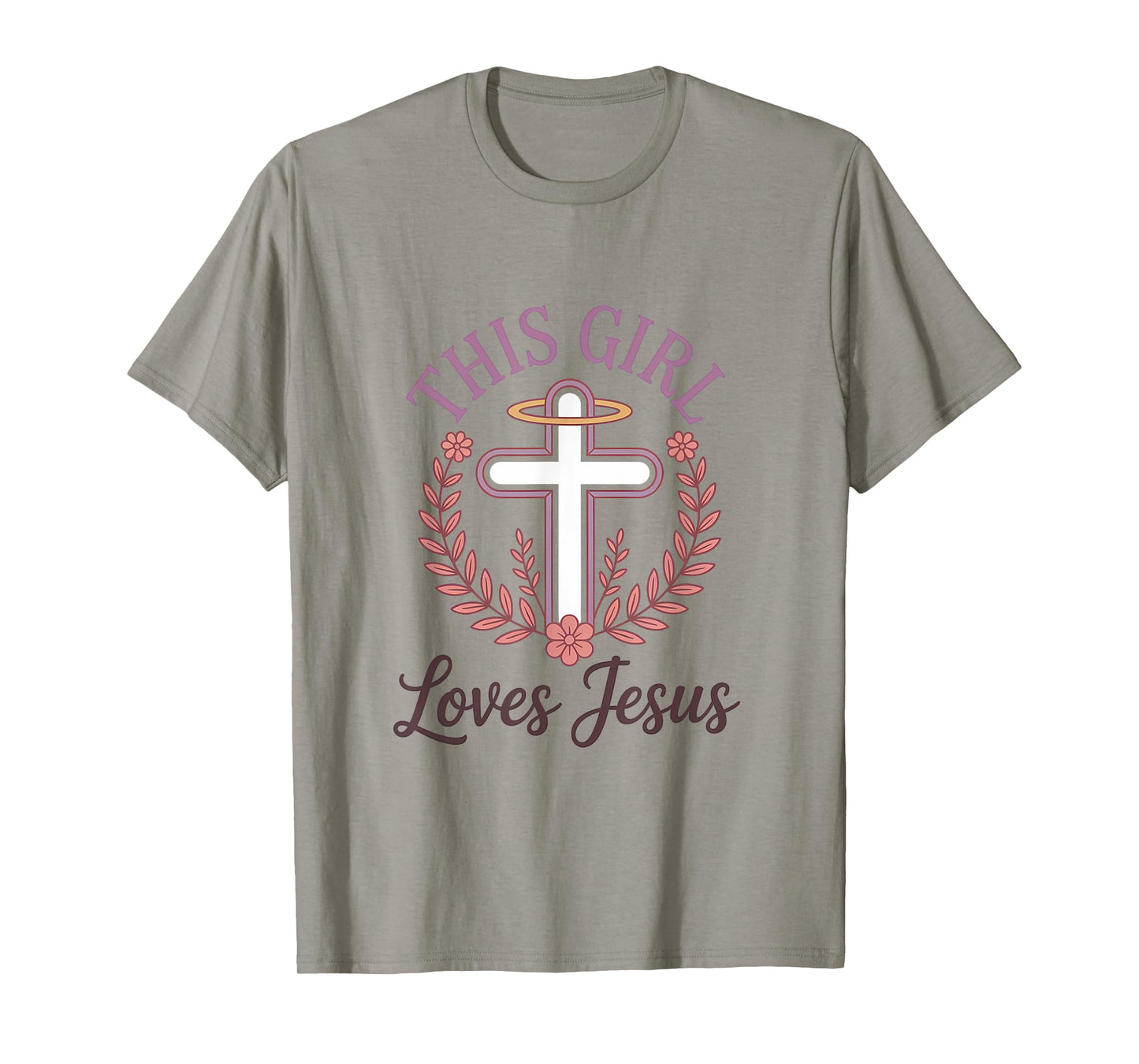 This Girl Loves Jesus Christian Girl Jesus T-Shirt