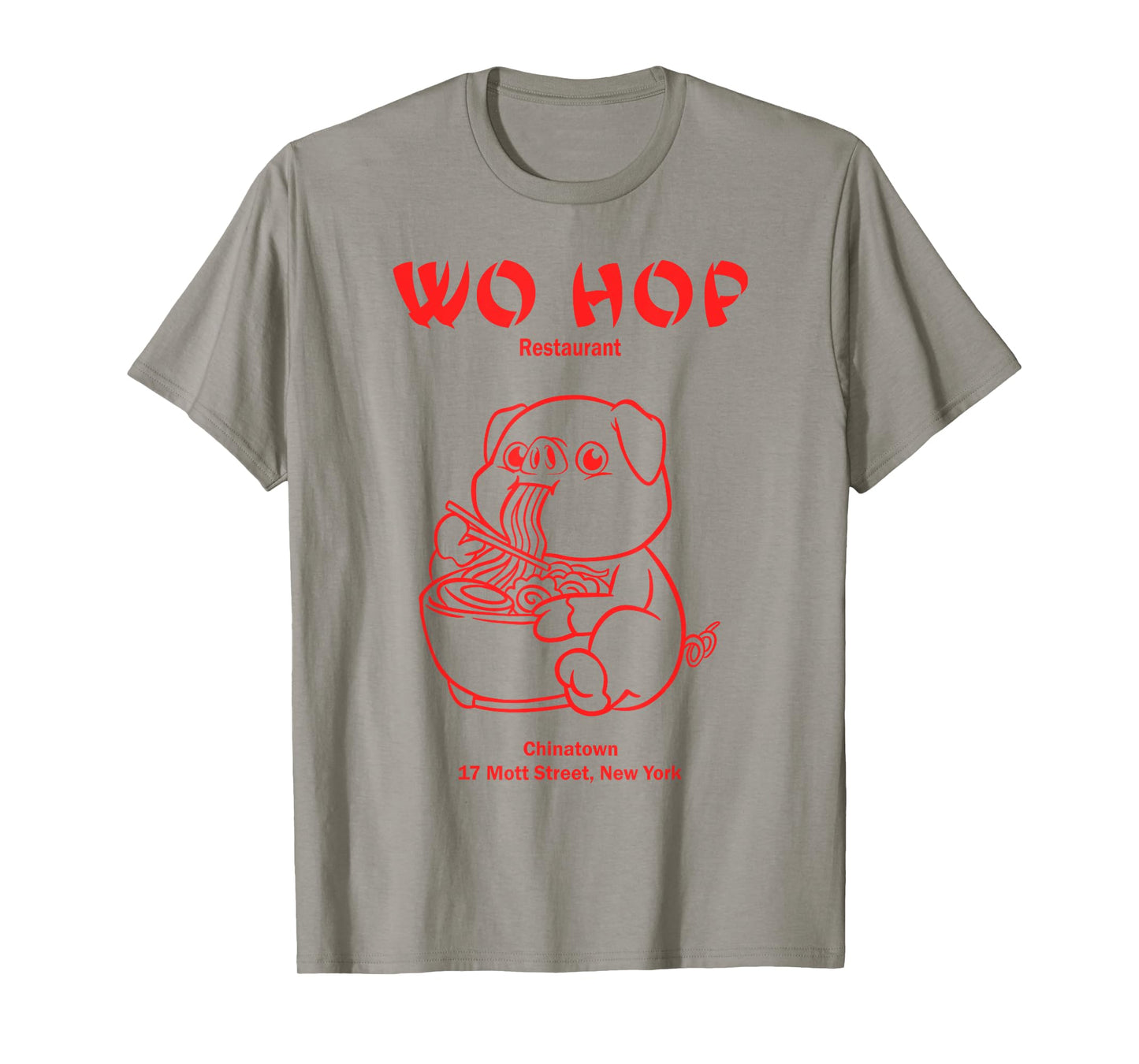 Pig Wo hop Restaurant Clasic Chinatown T-Shirt