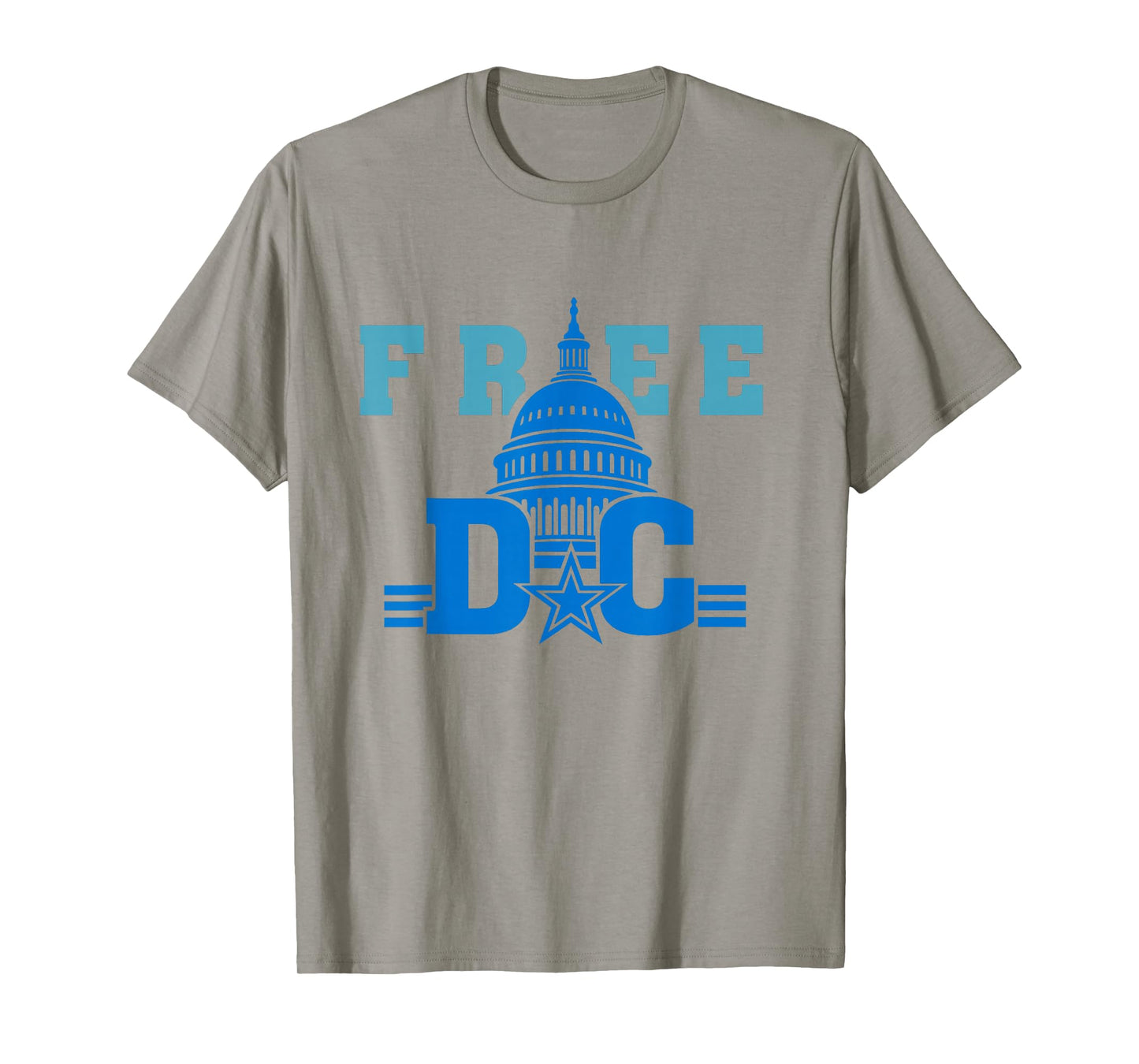 Free DC Washington DC Statehood Political Activism Quote T-Shirt