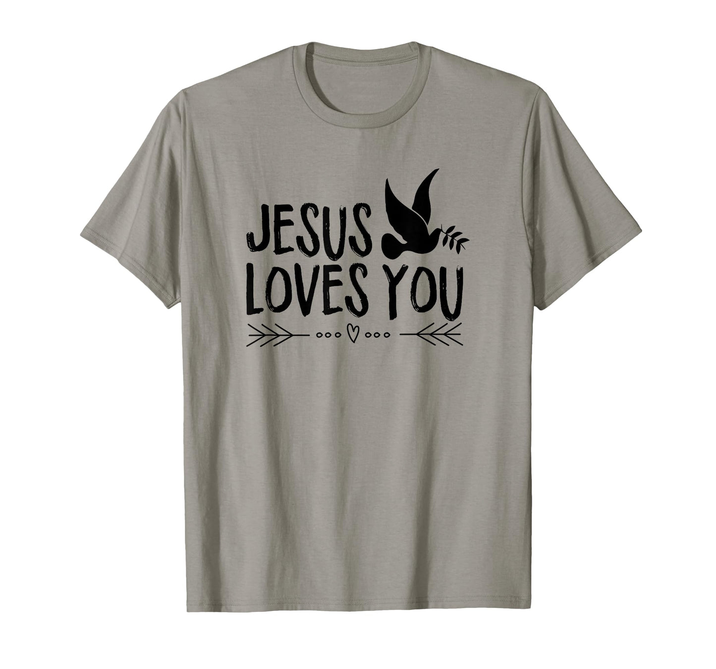 Jesus Saves Light of The World Faith Prayer Circle T-Shirt
