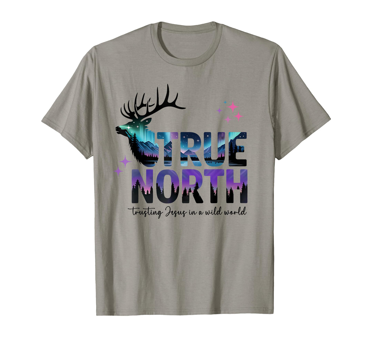 True North Trusting Jesus In A Wild World Magnified VBS 2025 T-Shirt