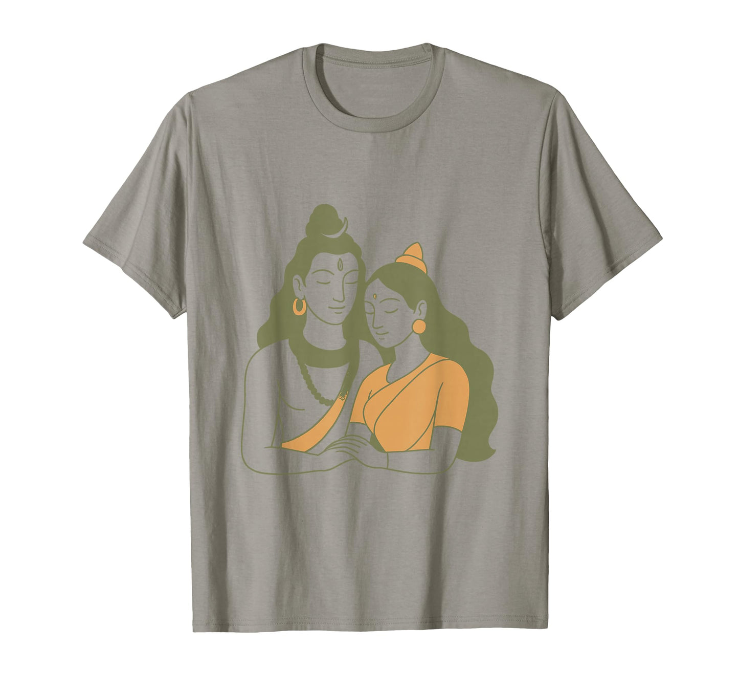 Lord Shiva Durga Hindu God Mahadeva Goddess Parvati T-Shirt