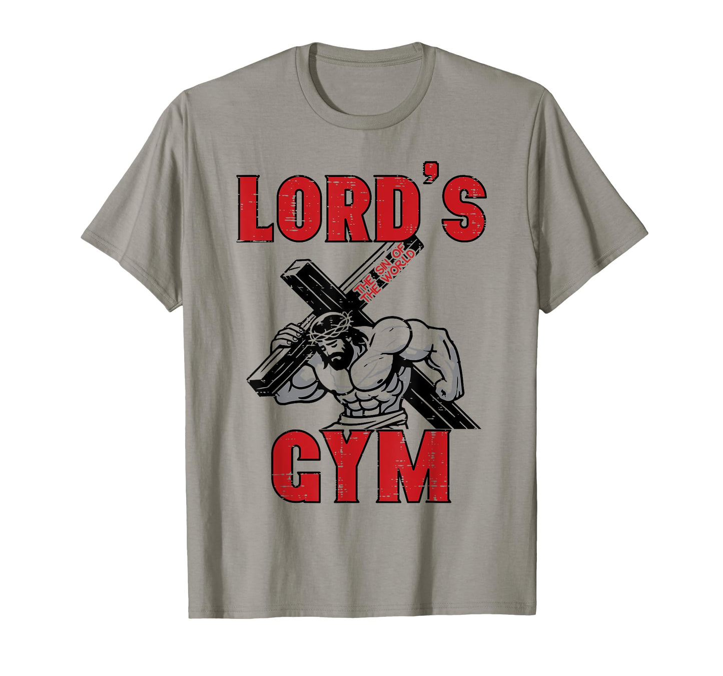 Lords Gym Jesus Christian Workout Exercise Men Women Kids T-Shirt