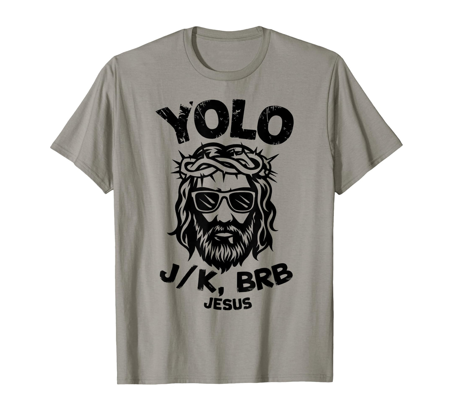 Happy Easter Yolo JK Brb Jesus Christian Men Women Kids T-Shirt