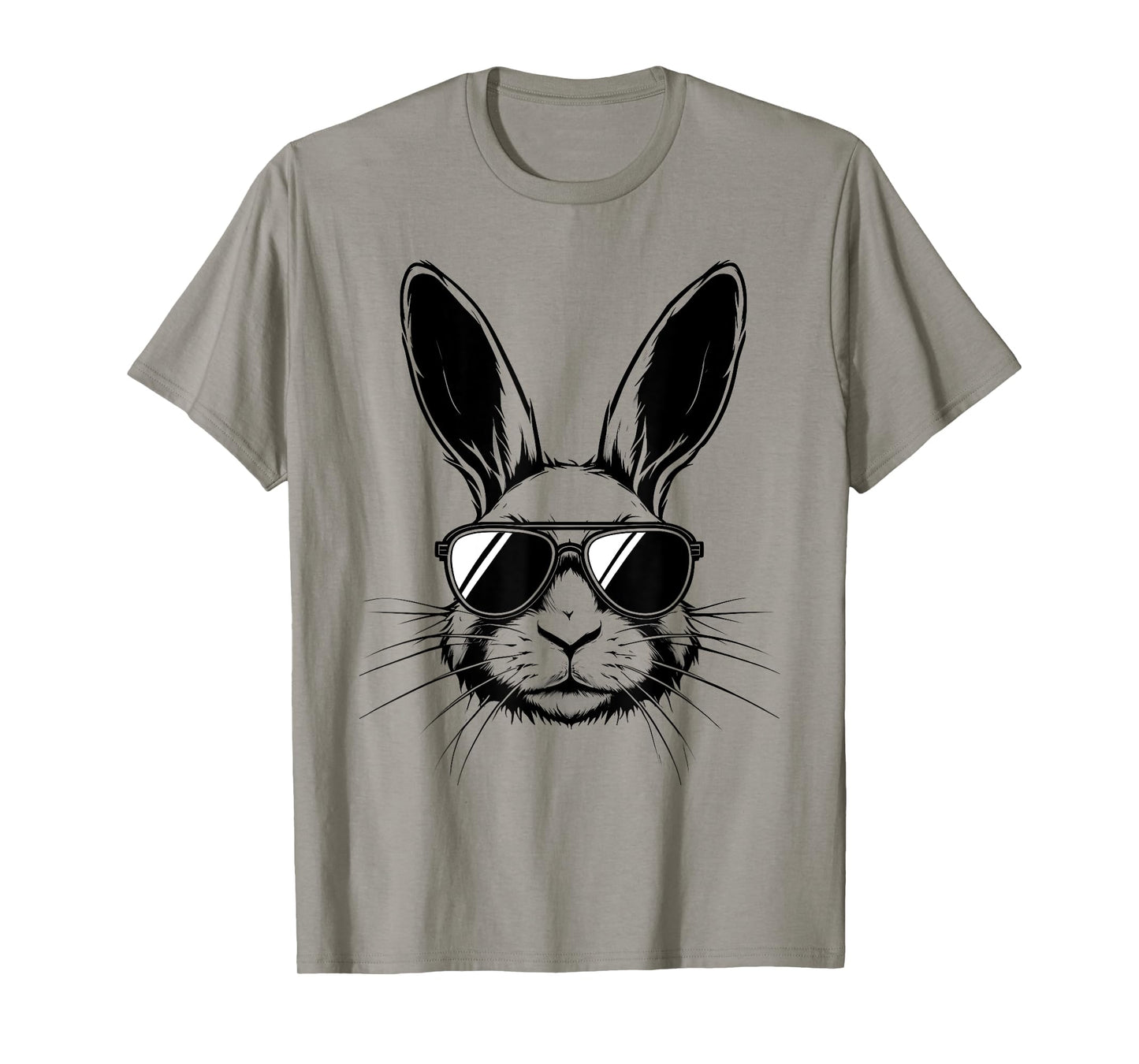 Bunny Face With Glasses Shirt Men Boys Kids Easter Day T-Shirt