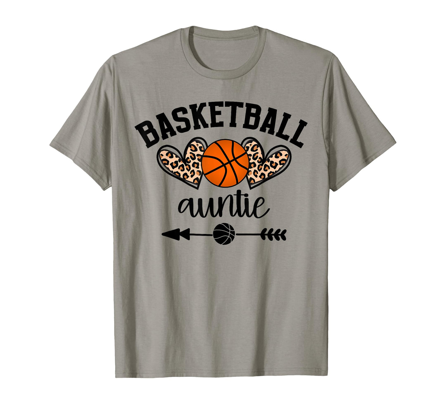 Basketball Auntie Womens Basketball Aunt Game Day Senior T-Shirt