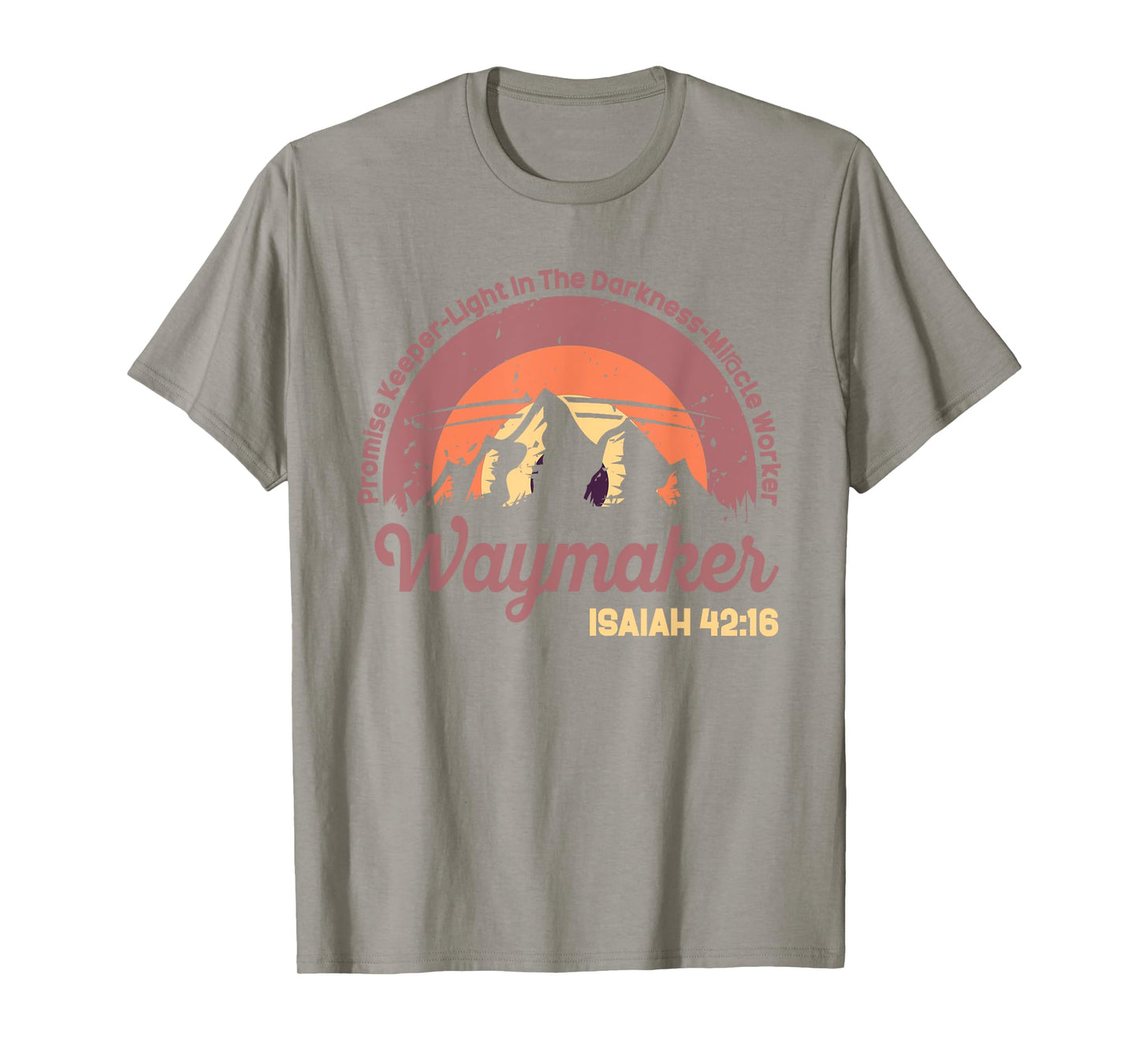 Waymaker Vintage Promise Keeper Miracle Worker Christian T-Shirt