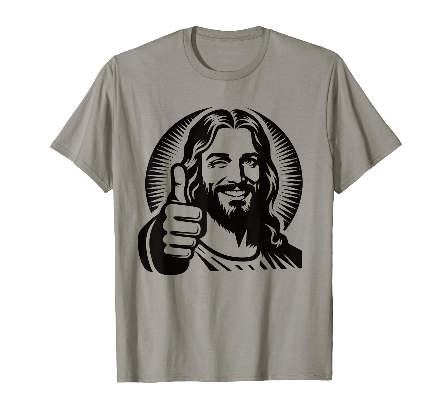 Jesus Christ Smiling Thumbs Up T-Shirt
