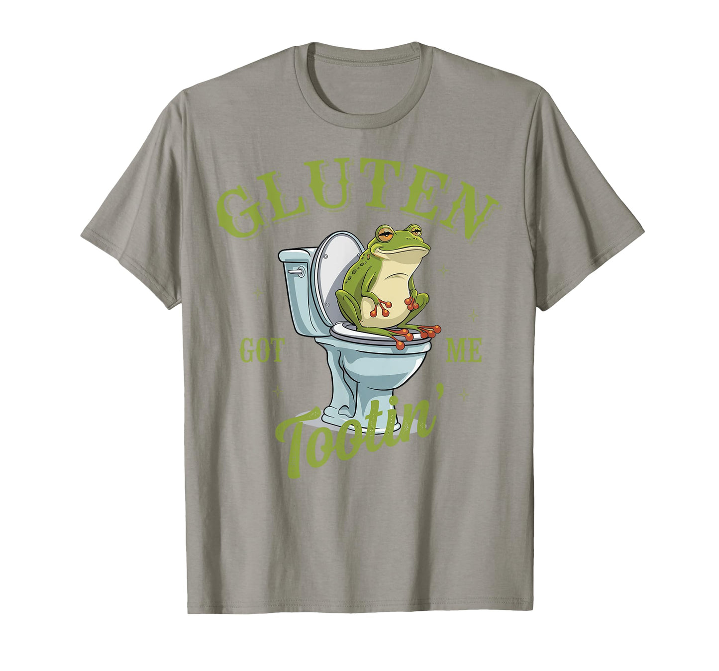 Funny Frog Meme, Gluten Got Me Tootin Gluten Free Diet T-Shirt