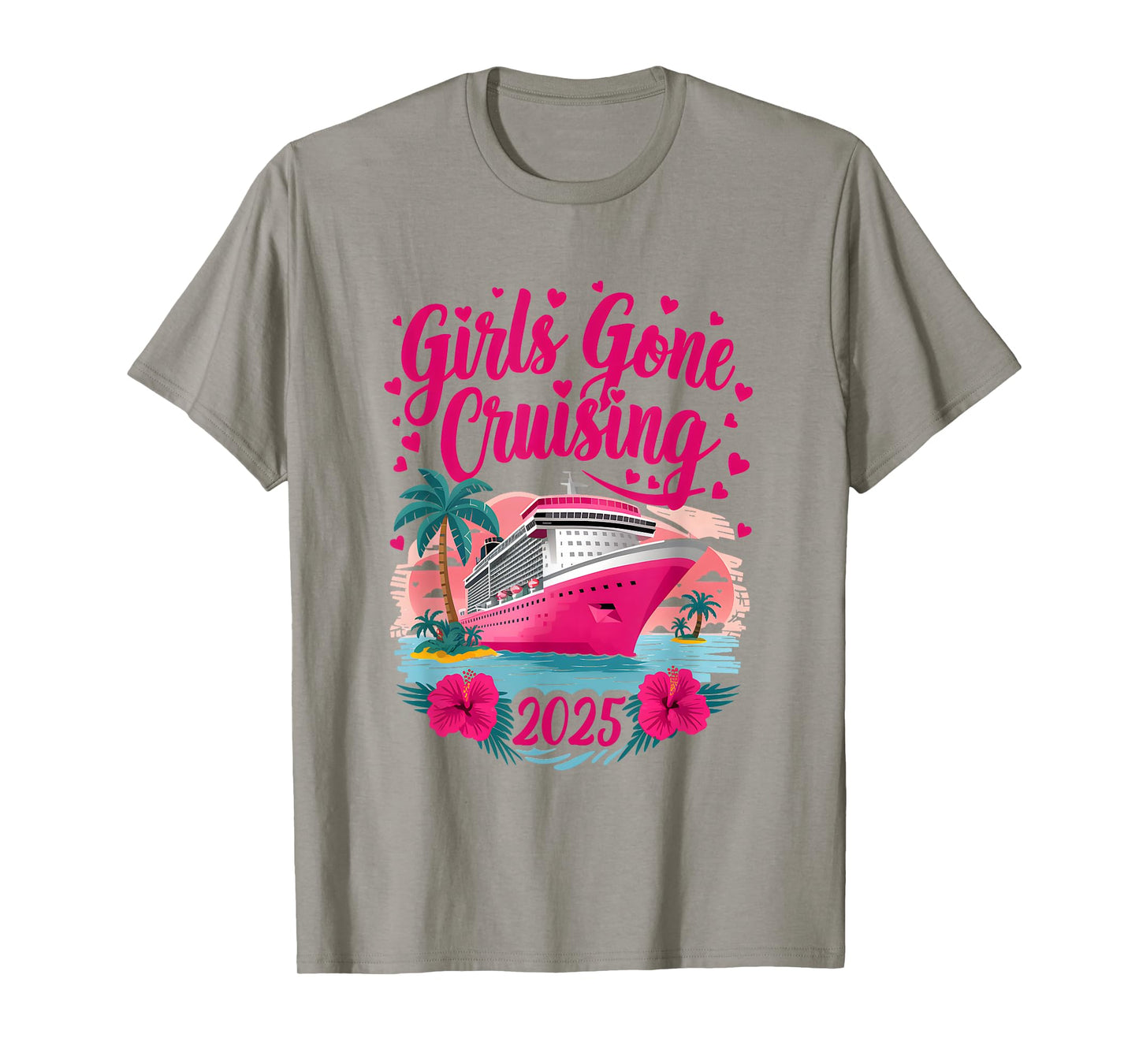 Girls Gone Cruising 2025 Women Cruise Vacation Bestie Women T-Shirt