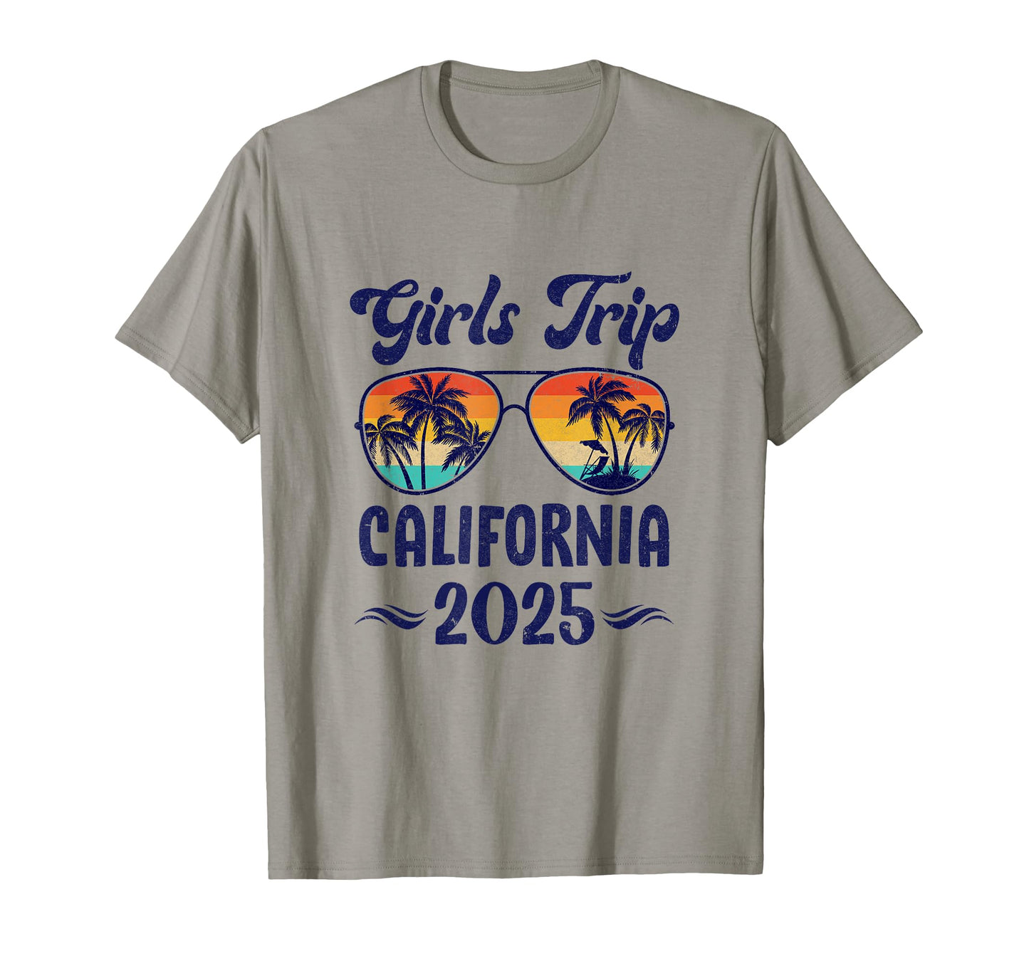 California Girls Trip Beach Vacation 2025 Matching Group T-Shirt
